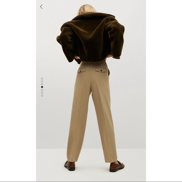 Mango High waist Straight Trousers - Picture 2 of 5